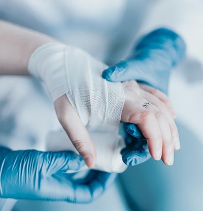 hand surgery bandage